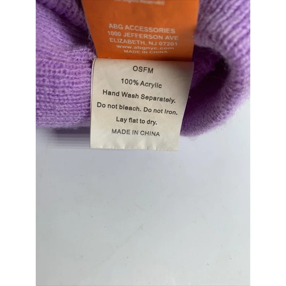 Paw Patrol Mountain Rescue‎ Girls Beanie Winter Hat Purple